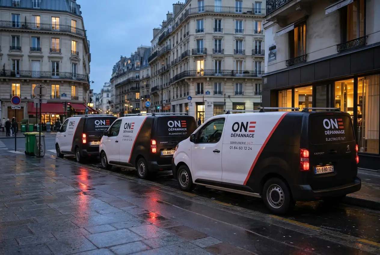 Techniciens One Dépannage en intervention à Paris